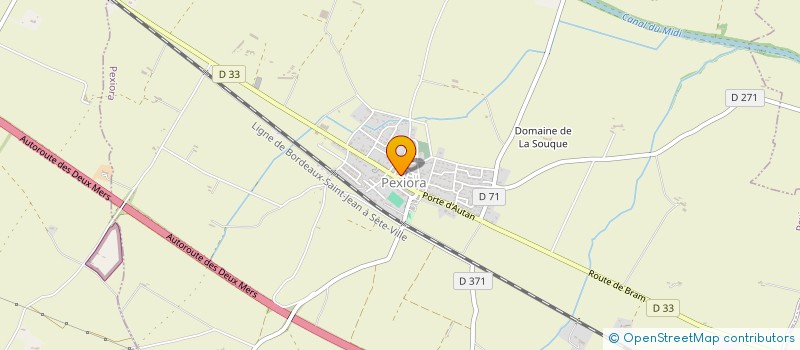 localisation de l'entreprise SCI VERA ET BOURNIQUEL  PEXIORA