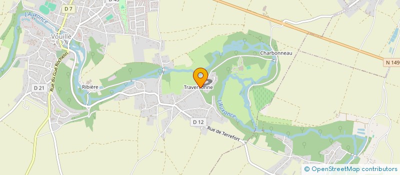 localisation de l'entreprise SCI VERACRUZ  VOUILLE