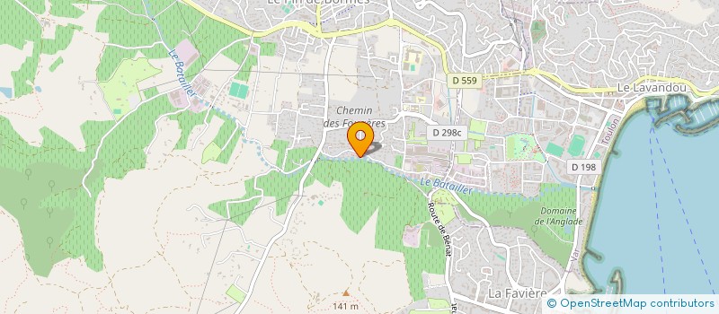 localisation de l'entreprise SCI VERALIE à BORMES-LES-MIMOSAS
