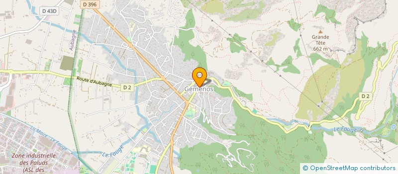 localisation de l'entreprise SCI VERALP  GEMENOS