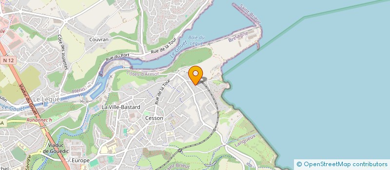 localisation de l'entreprise SCI VERANSYMAC à SAINT-BRIEUC