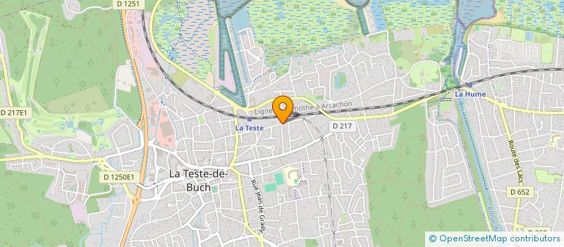 localisation de l'entreprise SCI VERAULU à LA TESTE-DE-BUCH