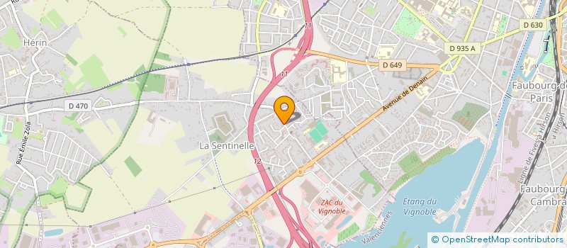 localisation de l'entreprise SCI VERAUNA  LA SENTINELLE