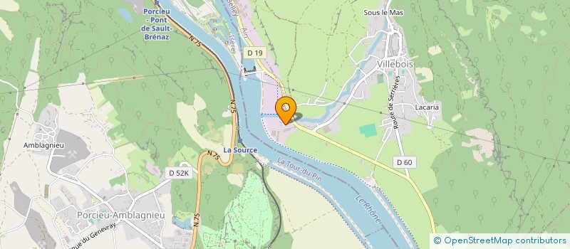 localisation de l'entreprise SCI VERBAC  VILLEBOIS