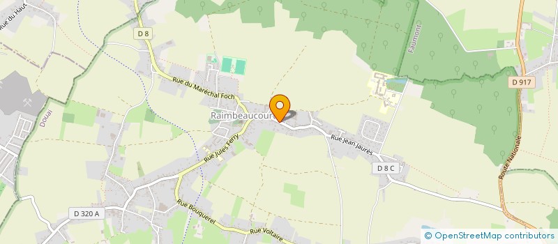 localisation de l'entreprise SCI VERBER  RAIMBEAUCOURT