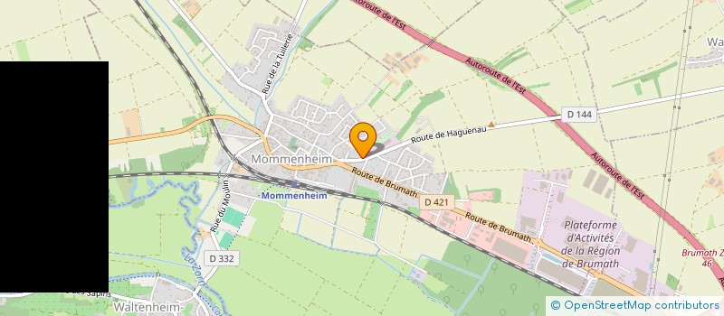 localisation de l'entreprise SCI VERBERG  MOMMENHEIM