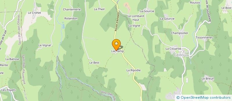 localisation de l'entreprise SCI VERBICARO  SAINT-DIER-D'AUVERGNE