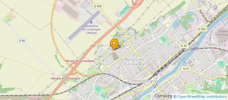 localisation de l'entreprise SCI VERBOIS  MARGNY-LES-COMPIEGNE