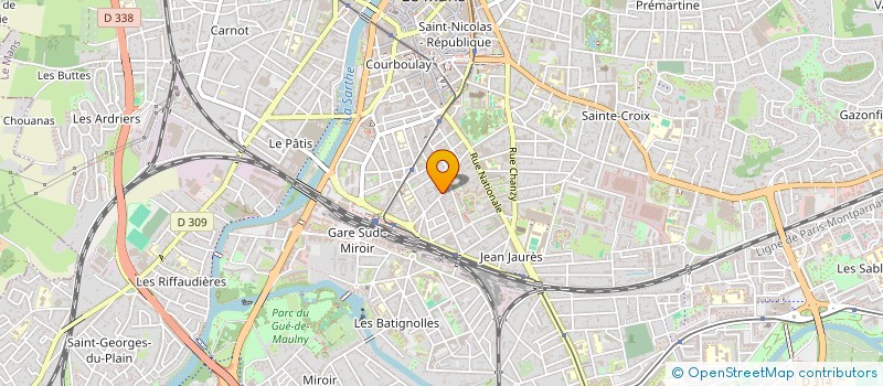 localisation de l'entreprise SCI VERBRUGGHE  LE MANS