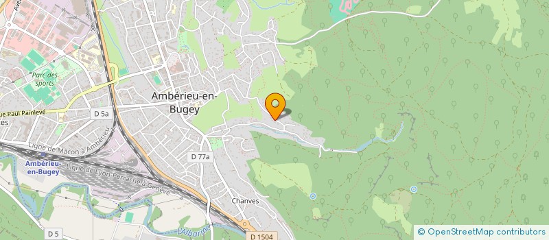 localisation de l'entreprise SCI VERBRUPIZ  AMBERIEU-EN-BUGEY