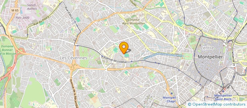 localisation de l'entreprise SCI VERCAU SOUS BOIS à MONTPELLIER