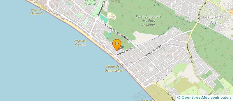 localisation de l'entreprise SCI VERCHAIX  SAINT-JEAN-DE-MONTS