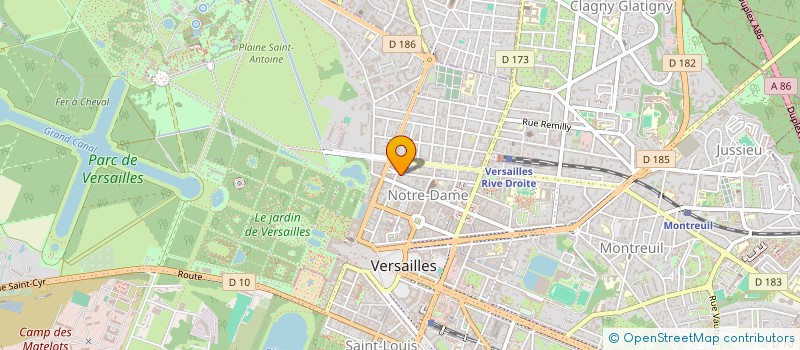 localisation de l'entreprise SCI VERCHANT à VERSAILLES