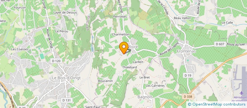 localisation de l'entreprise SCI VERCHERAT  BAGNOLS