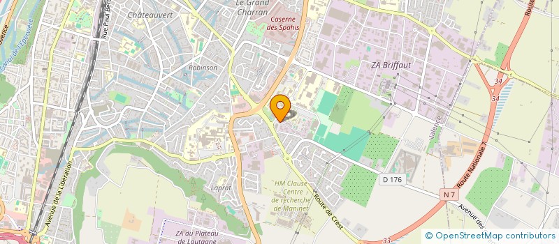 localisation de l'entreprise SCI VERCORS à VALENCE