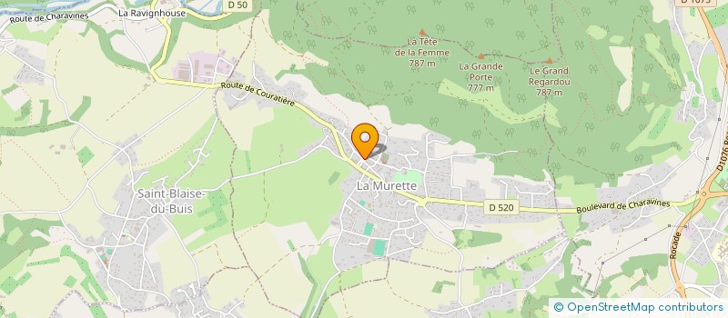 localisation de l'entreprise SCI VERCORS  LA MURETTE