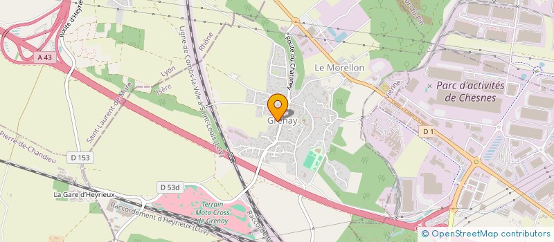 localisation de l'entreprise SCI VERCORS  GRENAY