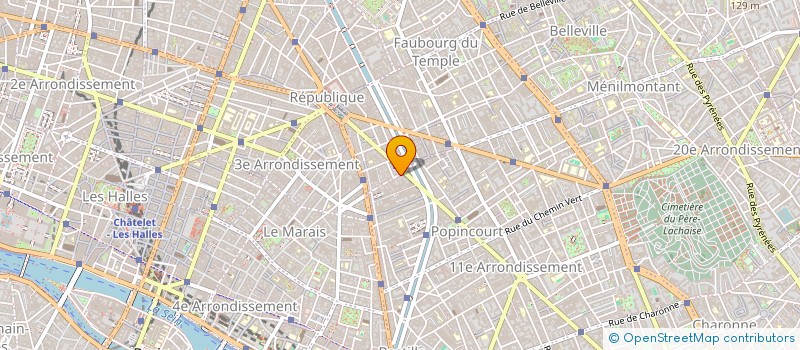 localisation de l'entreprise SCI VERCOURT  PARIS