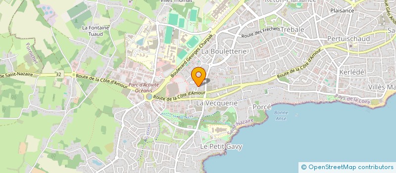 localisation de l'entreprise SCI VERCOUT IMMO  SAINT-NAZAIRE