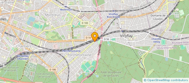 localisation de l'entreprise SCI VERCOZ à VERSAILLES