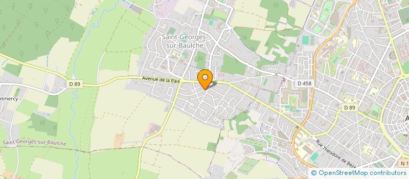 localisation de l'entreprise SCI VERDA  SAINT-GEORGES-SUR-BAULCHE