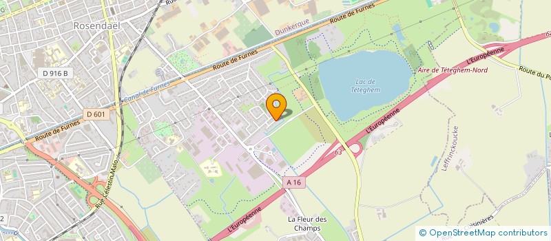 localisation de l'entreprise SCI VERDEC  TETEGHEM-COUDEKERQUE-VILLAGE