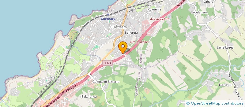 localisation de l'entreprise SCI VERDEGAL  GUETHARY