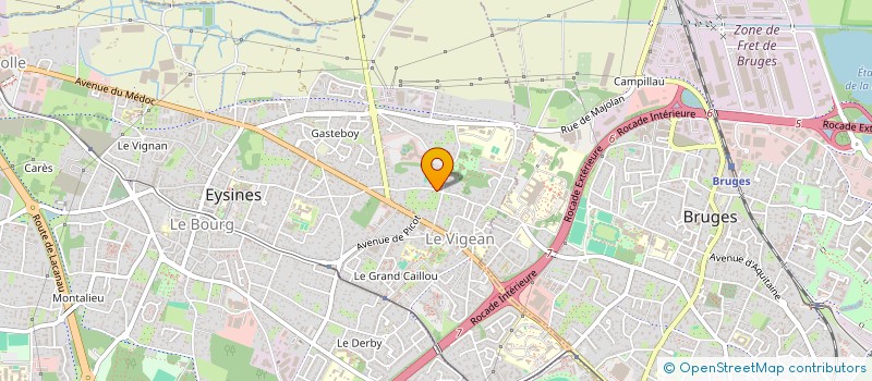 localisation de l'entreprise SCI VERDEUN  EYSINES