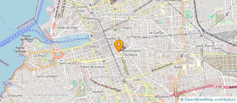 localisation de l'entreprise SCI VERDI à MARSEILLE 6EME