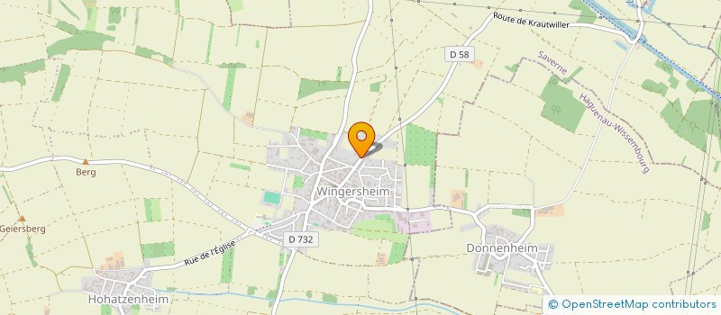 localisation de l'entreprise SCI VERDI  WINGERSHEIM LES QUATRE BANS