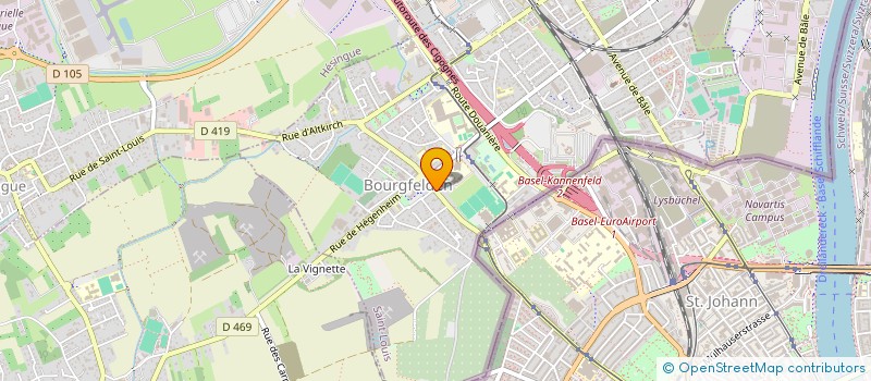 localisation de l'entreprise SCI VERDI  SAINT-LOUIS