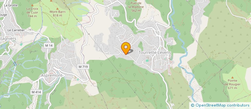 localisation de l'entreprise SCI VERDI INVEST  TOURRETTE-LEVENS