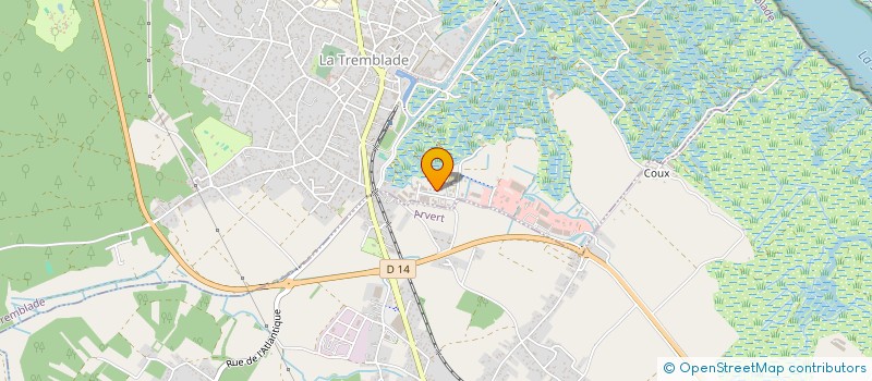 localisation de l'entreprise SCI VERDID  LA TREMBLADE