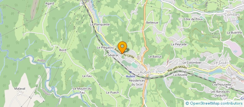 localisation de l'entreprise SCI VERDIE  AUBIN