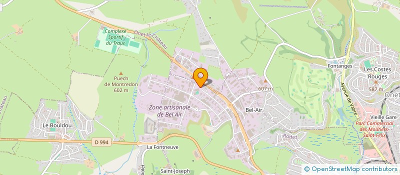 localisation de l'entreprise SCI VERDIE N 2  RODEZ