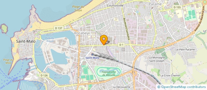 localisation de l'entreprise SCI VERDIER  SAINT-MALO