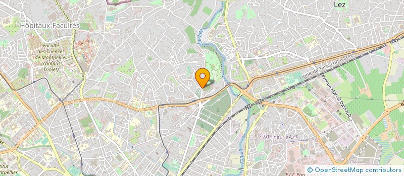 localisation de l'entreprise SCI VERDIER A-NITARD- à MONTPELLIER