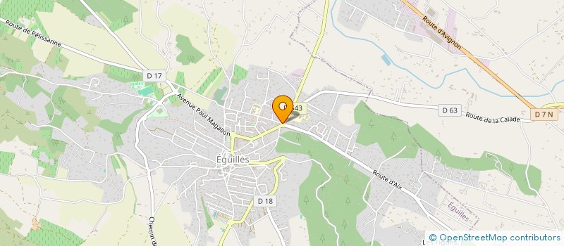 localisation de l'entreprise SCI VERDILLON  EGUILLES