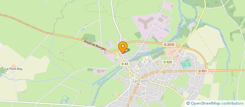 localisation de l'entreprise SCI VERDIMO  SANCOINS