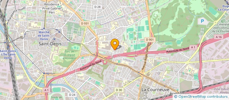 localisation de l'entreprise SCI VERDOIA  SAINT-DENIS