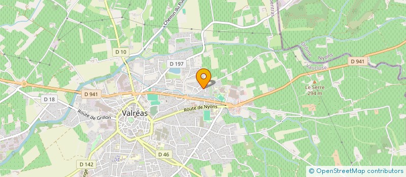 localisation de l'entreprise SCI VERDOULET à VALREAS