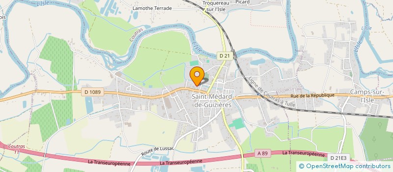 localisation de l'entreprise SCI VERDUGIER BONCHEAU  SAINT-MEDARD-DE-GUIZIERES