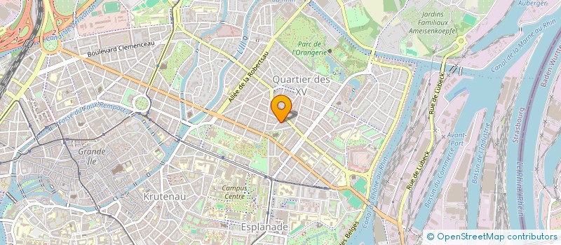 localisation de l'entreprise SCI VERDUN 10  STRASBOURG