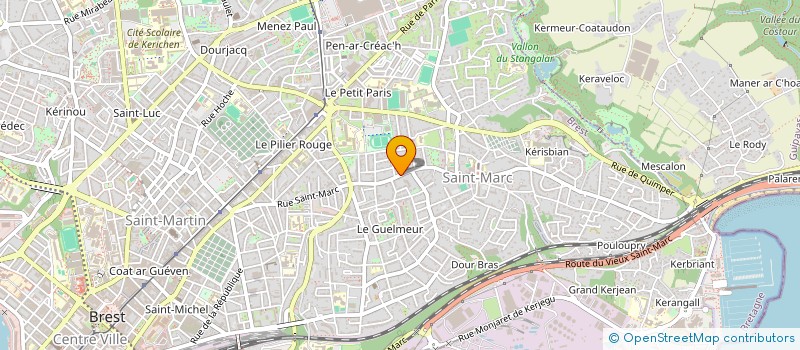 localisation de l'entreprise SCI VERDUN 37  BREST