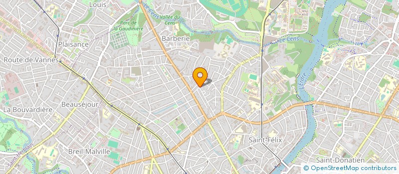 localisation de l'entreprise SCI VERDUN à NANTES