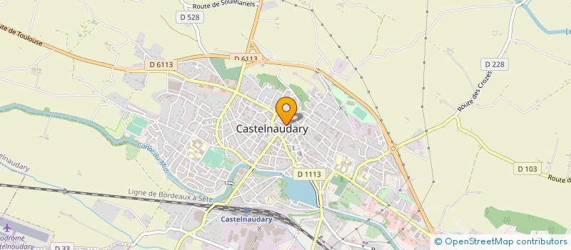 localisation de l'entreprise SCI VERDUN à CASTELNAUDARY