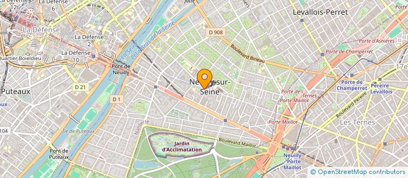 localisation de l'entreprise SCI VERDUN à NEUILLY-SUR-SEINE
