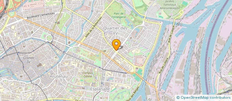 localisation de l'entreprise SCI VERDUN à STRASBOURG