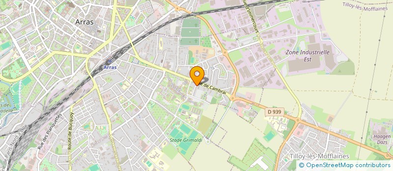 localisation de l'entreprise SCI VERDUN à ARRAS