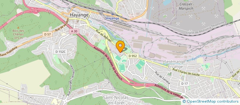 localisation de l'entreprise SCI VERDUN  HAYANGE